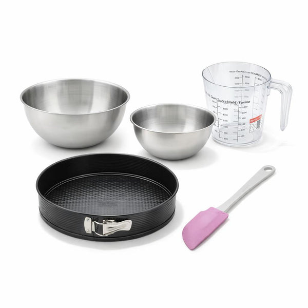 Zenker - Set Pâtisserie Avec Moule À Manqué 30 Cm, 2 Bols À Mixer, Verre Mesureur Et Spatule Zenker - Noir