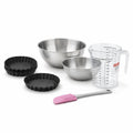 Zenker - Set De 10 Ustensiles De Pâtisserie Avec 6 Moules À Gâteaux 2 Bols Spatule Et Verre Doseur Black Metallic Black Mettallic Zenker Black Mettallic - Noir