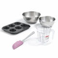 Zenker - Set Pâtisserie Avec Moule À Muffins 6 Empreintes 28 Cm, 2 Bols À Mixer, Verre Mesureur Et Spatule Zenker - Noir