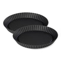 Zenker - Lot De 2 Plats À Tartes Renversées 30 Cm Zenker Black Metallic - Noir