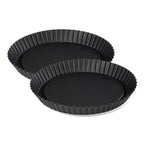 Zenker - Lot De 2 Plats À Tartes Renversées 30 Cm Zenker Black Metallic - Noir