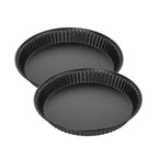 Zenker - Lot De 2 Moules À Quiche Lorraine 28 Cm Zenker Spécial Countries - Noir