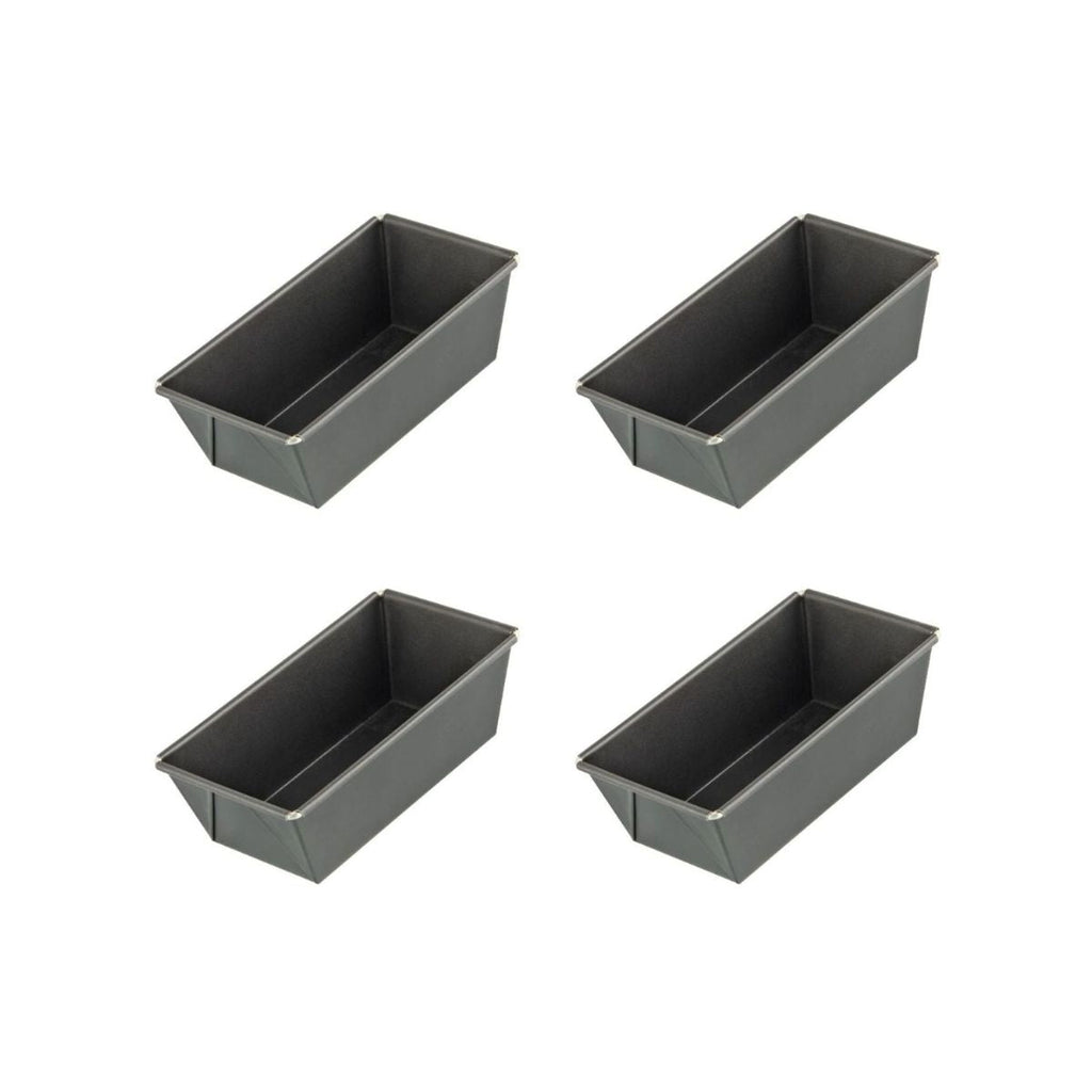 Zenker - Lot De 4 Mini Moules À Cakes 15 Cm Zenker Special Mini - Noir