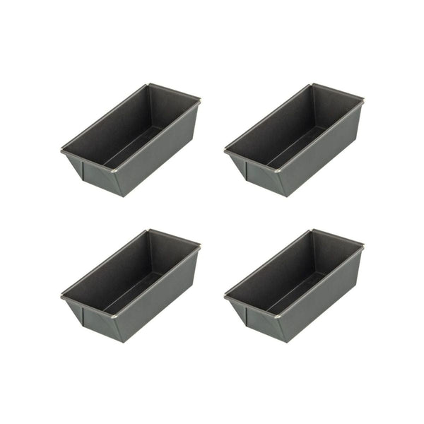 Zenker - Lot De 4 Mini Moules À Cakes 15 Cm Zenker Special Mini - Noir
