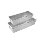 Zenker - Lot De 2 Moules À Cakes 25,5 X 11,2 Cm Et 30 X 11,5 Cm Zenker Silver - Gris