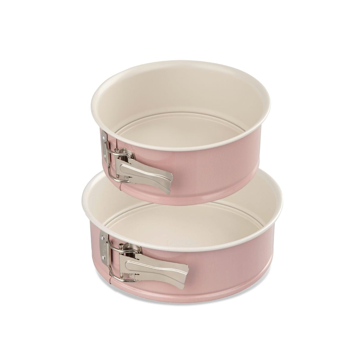 Dr Oetker - Ensemble De 2 Moules À Manqué À Charnière 18 Et 20 Cm Dr. Oetker Rétro - Rose