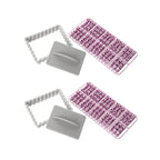Zenker - Lot De 2 Tampons Alphabet Pour Biscuit Zenker Smart Pastry - Gris