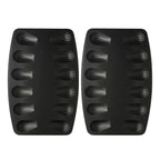 Zenker - Lot De 2 Moules À Madeleines 12 Empreintes Zenker Spécial Countries - Noir