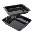 Zenker - Lot De 2 Plats À Four Rectangulaires 40 X 34 Cm Et 33 X 25 Cm Zenker Special Cooking - Noir