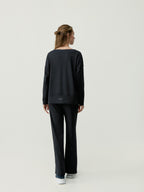 Sweat-Shirt Malik - Noir - Femme