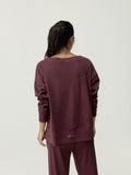 Sweatshirt Malik - Cerise Noire - Femme