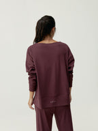 Sweatshirt Malik - Cerise Noire - Femme