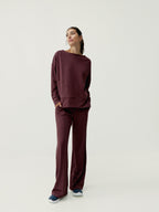 Sweatshirt Malik - Cerise Noire - Femme