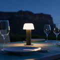 Malo - Lampe De Table Sans Fil - Acier - Noir