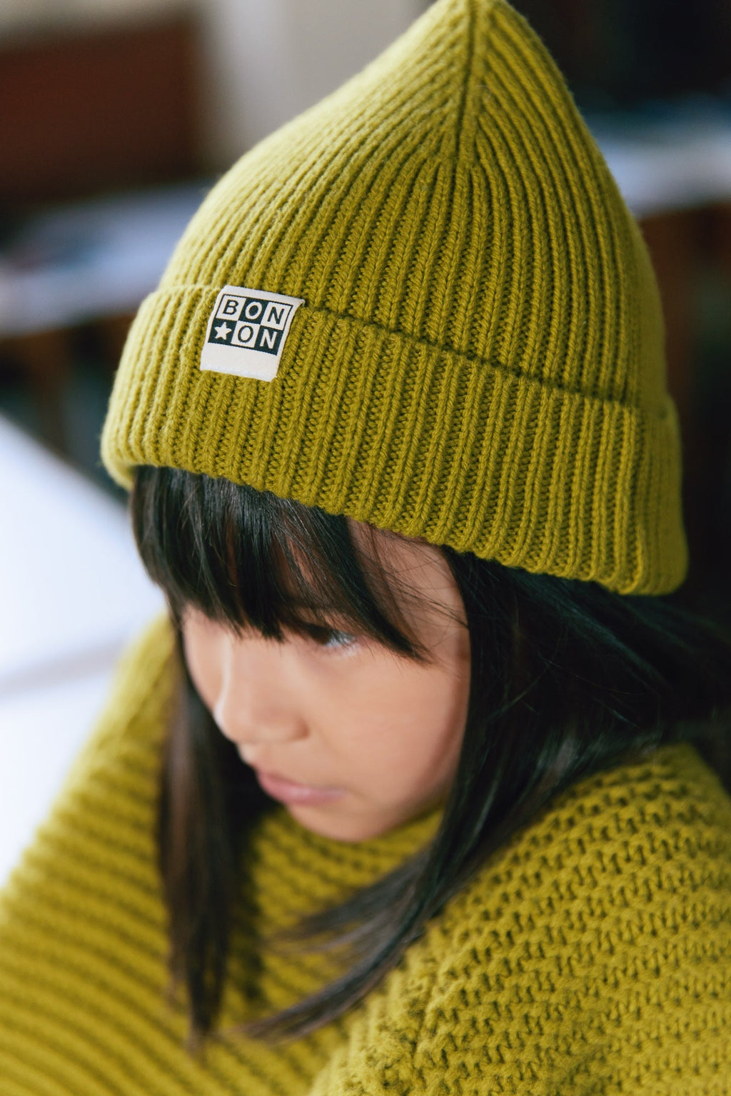 Bonnet - Vert En Tricot