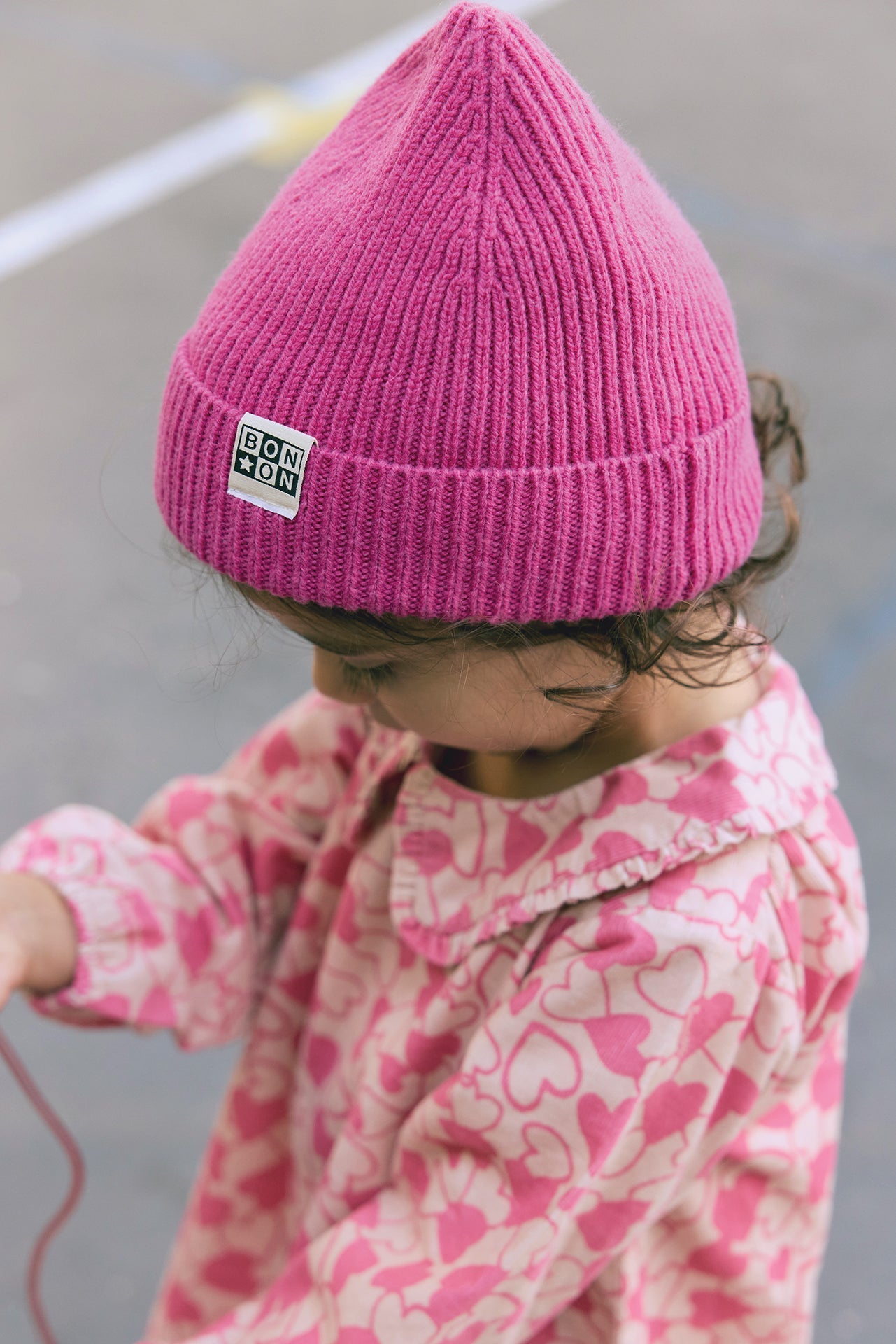 Bonnet - Rose En Tricot