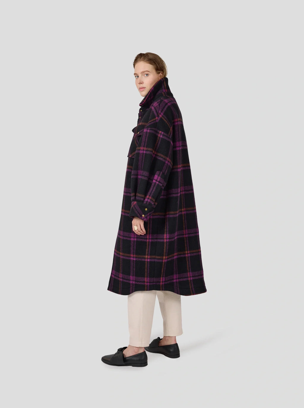 Manteau De Marine En Laine District Wineberry