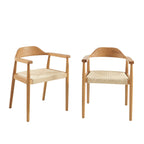 Martie - Chaises - Chêne Massif Et Corde