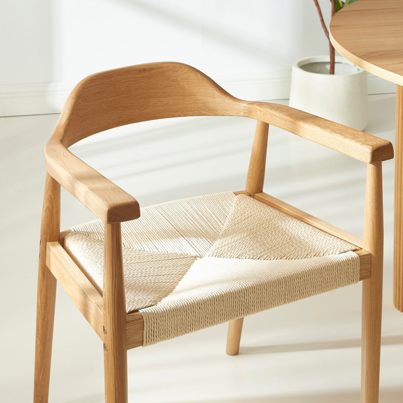 Martie - Chaises - Chêne Massif Et Corde