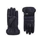 Gants Marvin Cuir Doublés Alpaga - Noir Tactile/Navy/Cuffbleu - Homme