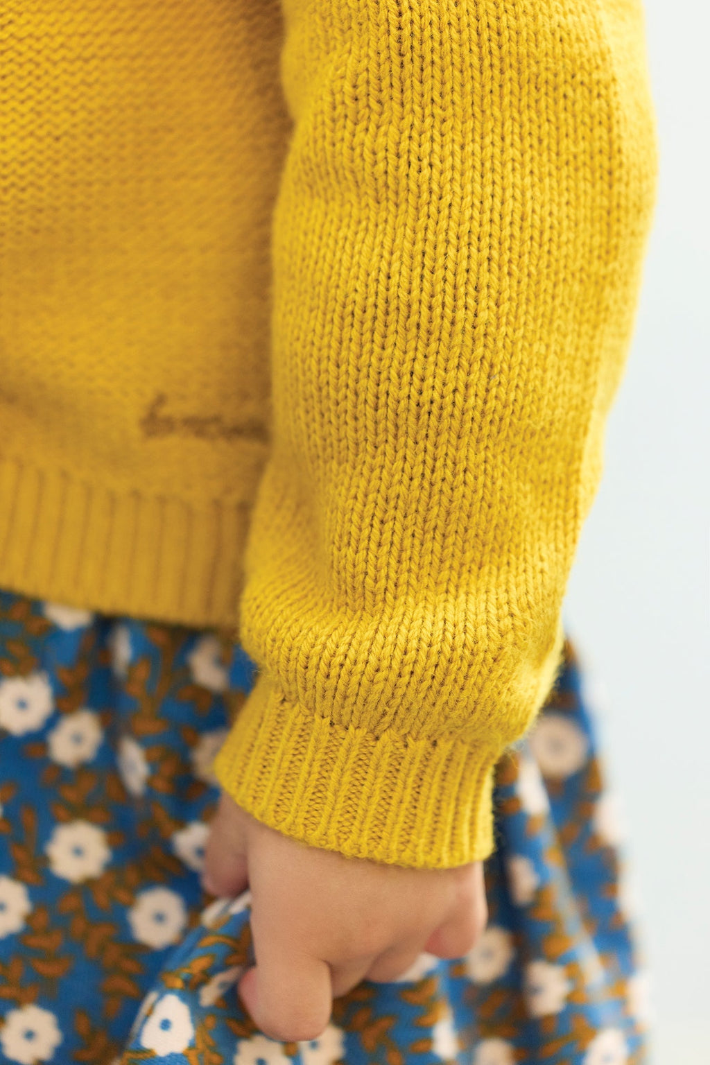 Cardigan - Bernard En Tricot Torsadé Jaune