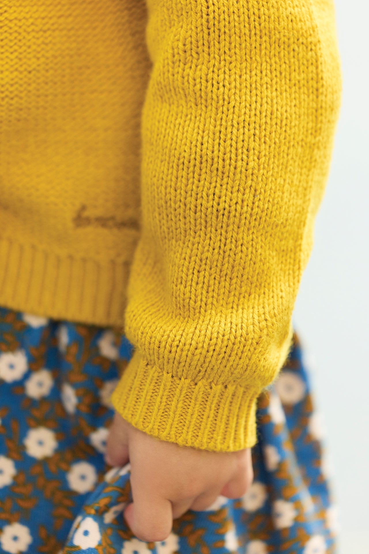 Cardigan - Bernard En Tricot Torsadé Jaune