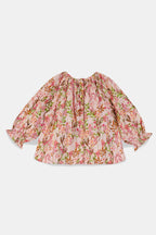 Blouse - Flower Edelweiss Rose Clair