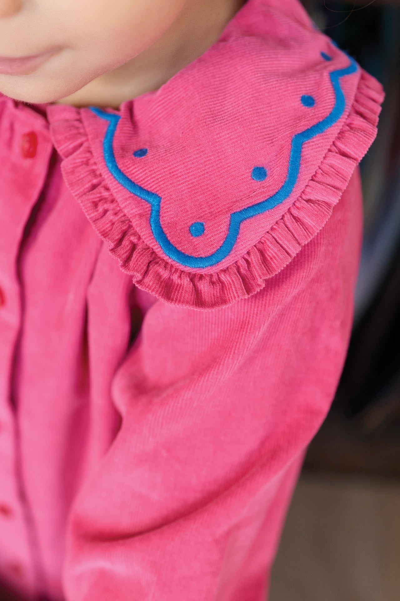 Robe - Heidi En Velours Rose