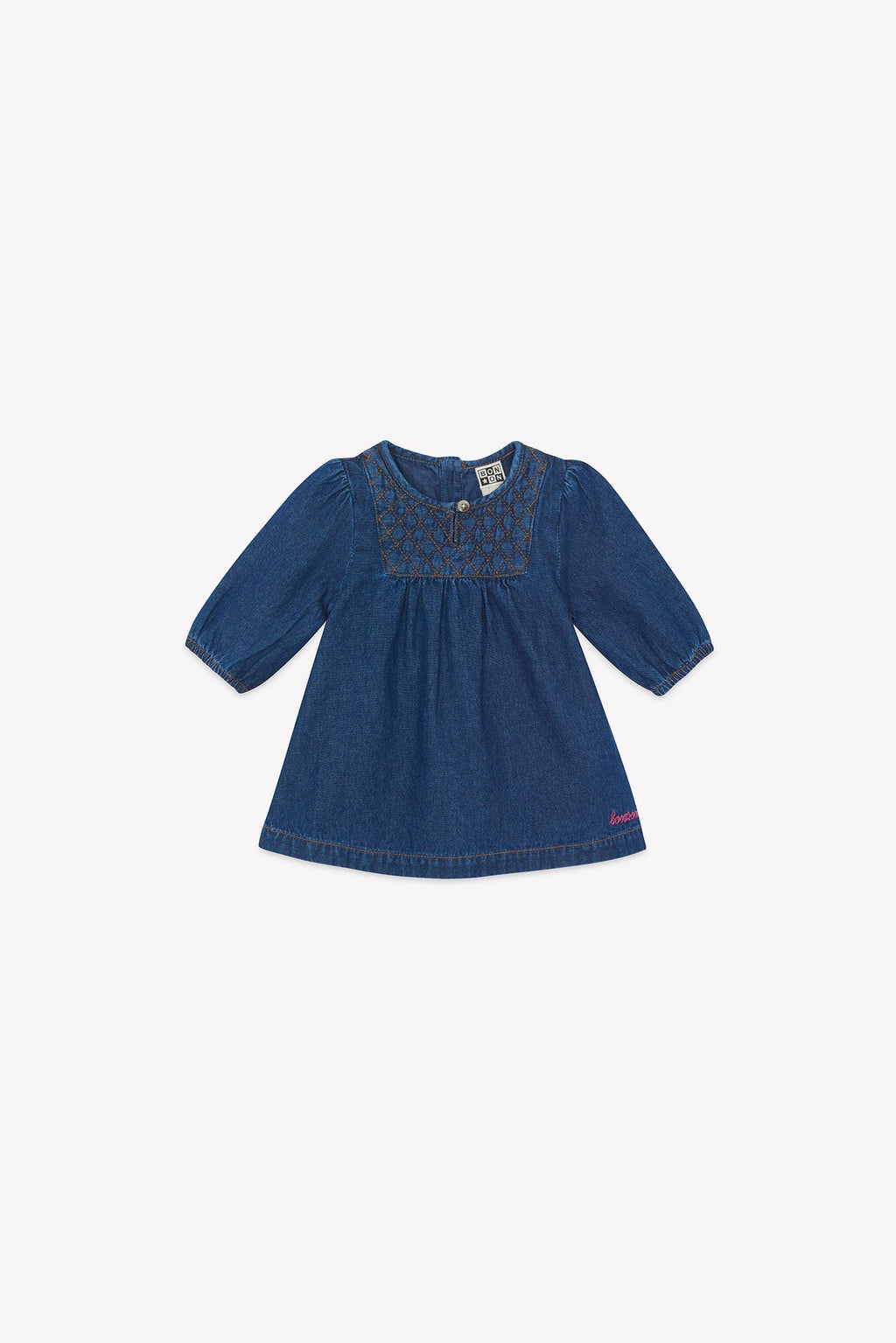 Robe - Dragée Chambray Bleu Matelassé