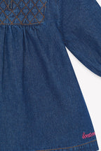 Robe - Dragée Chambray Bleu Matelassé
