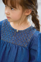 Robe - Dragée Chambray Bleu Matelassé