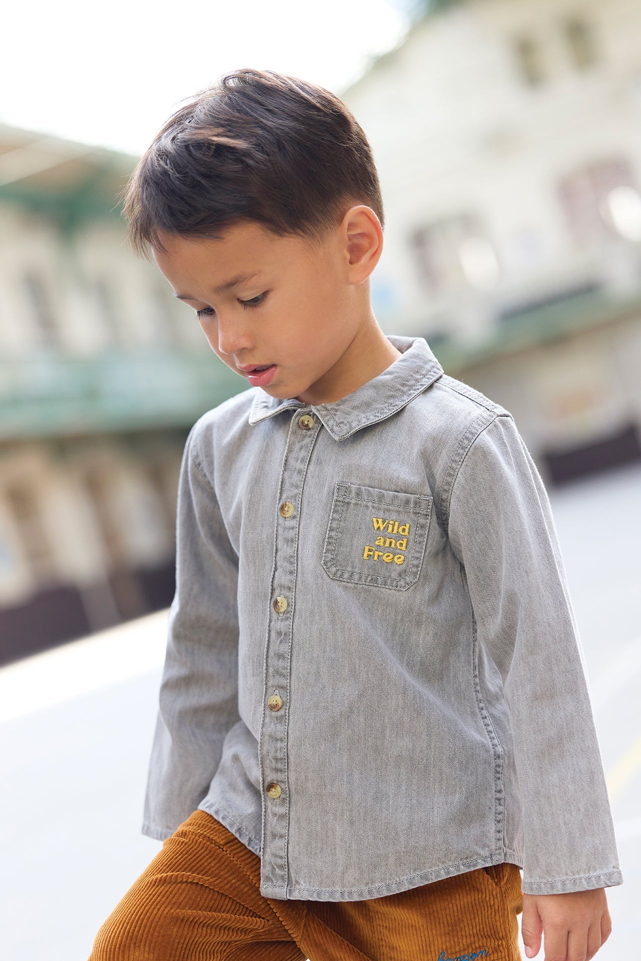 Chemise - Pan Chambray Gris