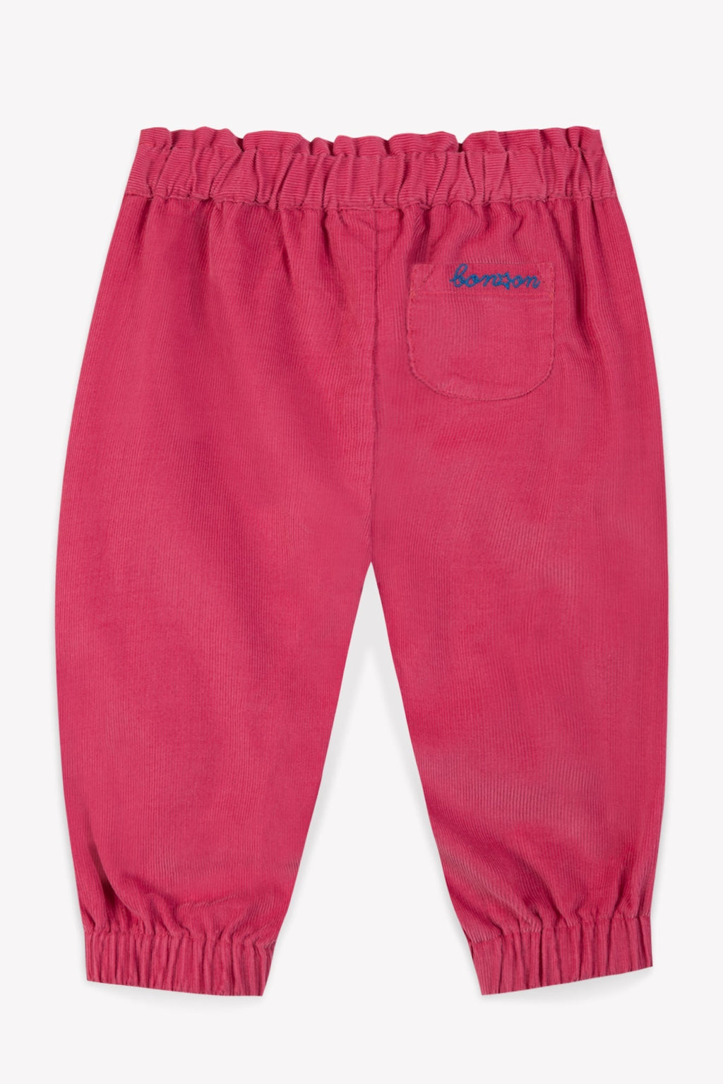 Pantalon - Biscotte En Velours Rose