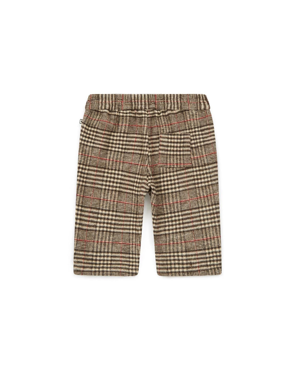Pantalon - Gino Marron Bébé À Carreaux