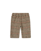 Pantalon - Gino Marron Bébé À Carreaux