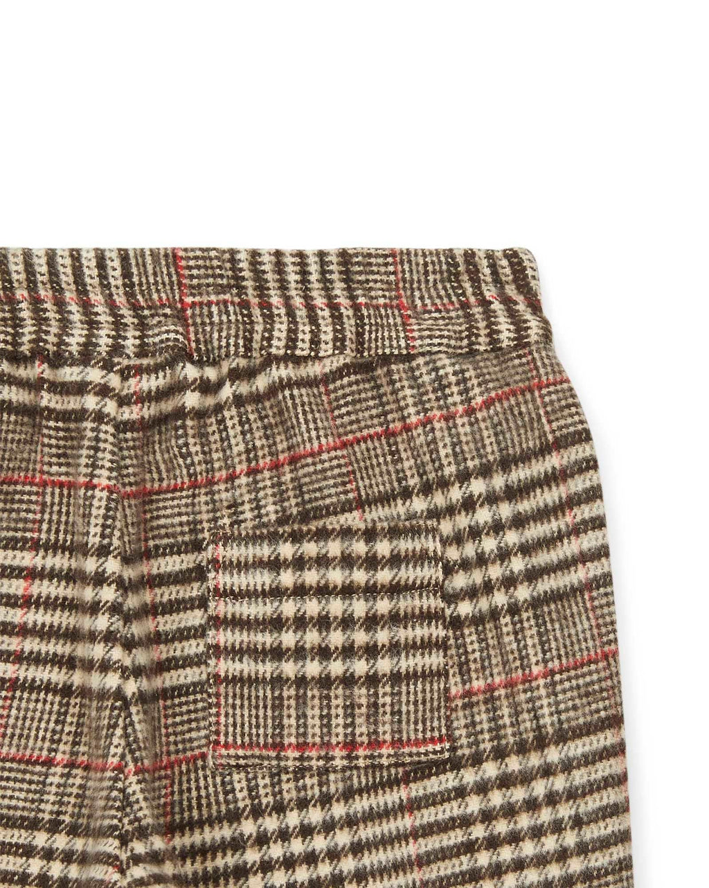 Pantalon - Gino Marron Bébé À Carreaux