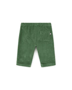 Pantalon - Gino Vert Bébé En Velours