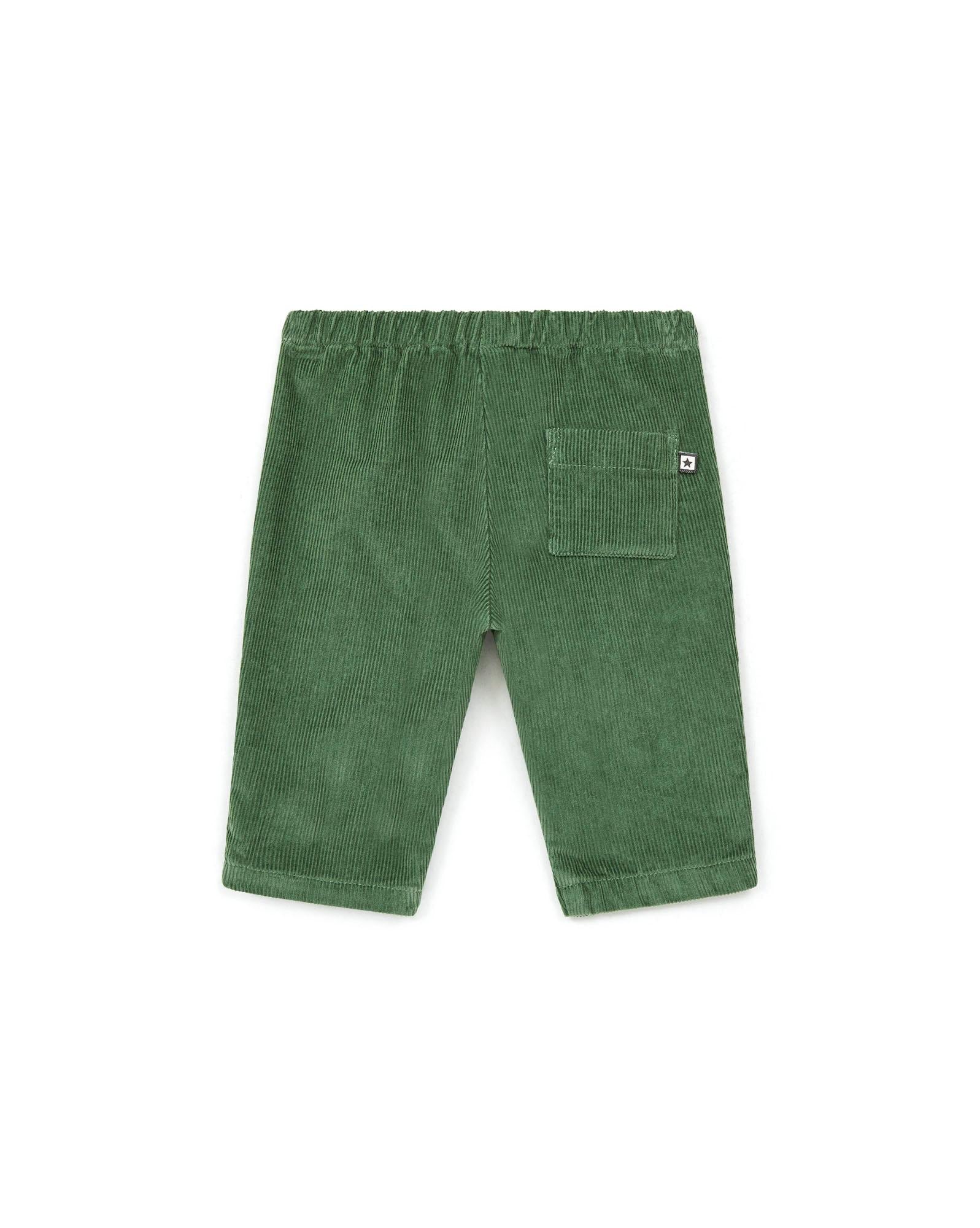 Pantalon - Gino Vert Bébé En Velours