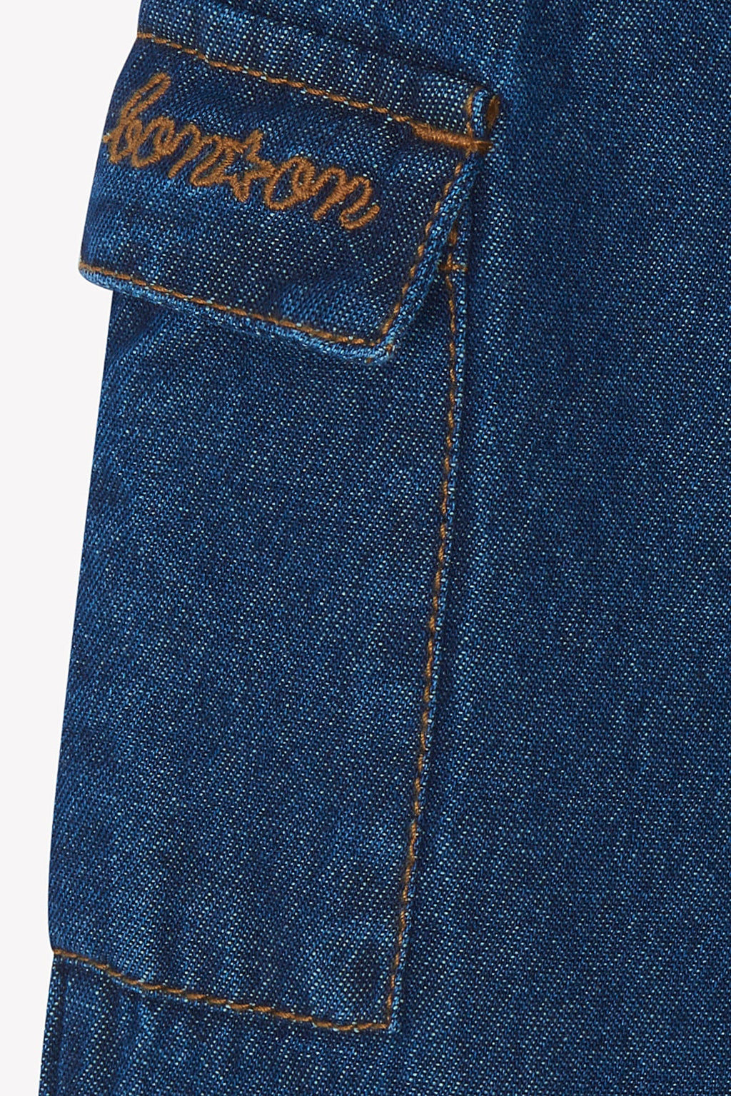 Pantalon - Cargo Chambray Bleu