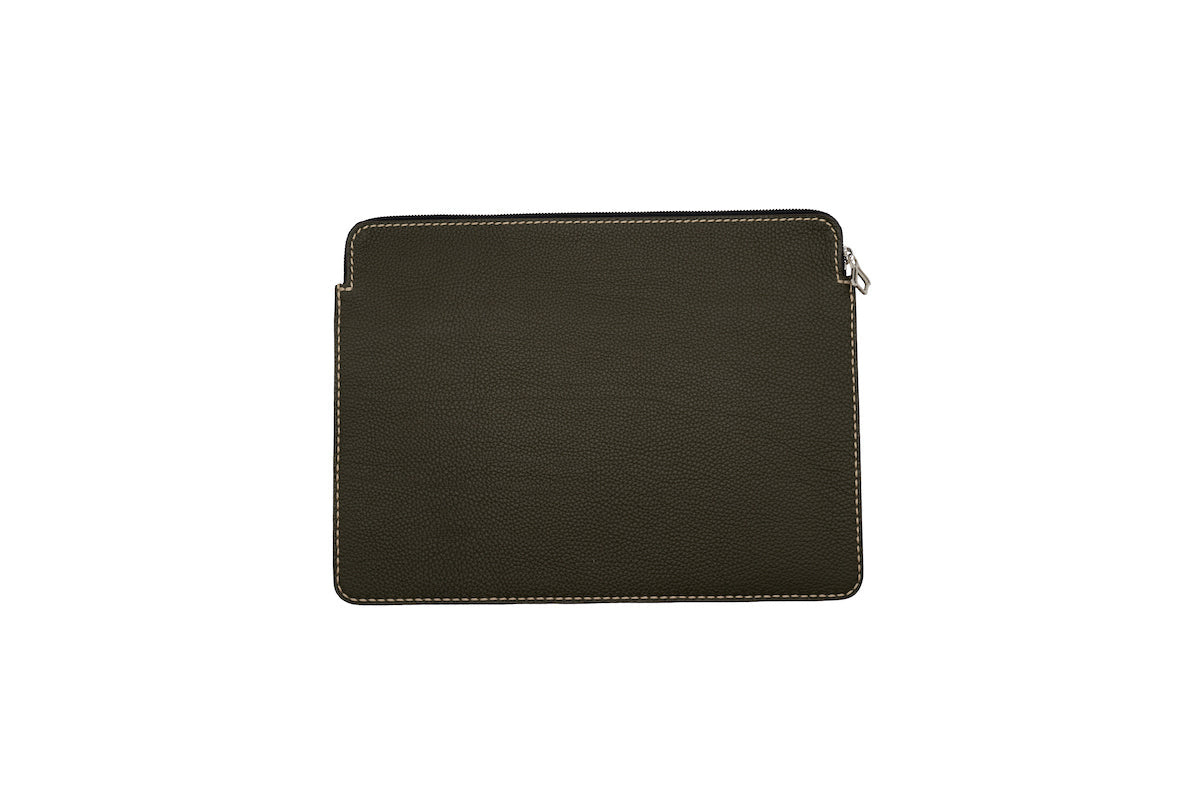 Moreau Paris - Pochette Mac Book - Kaki