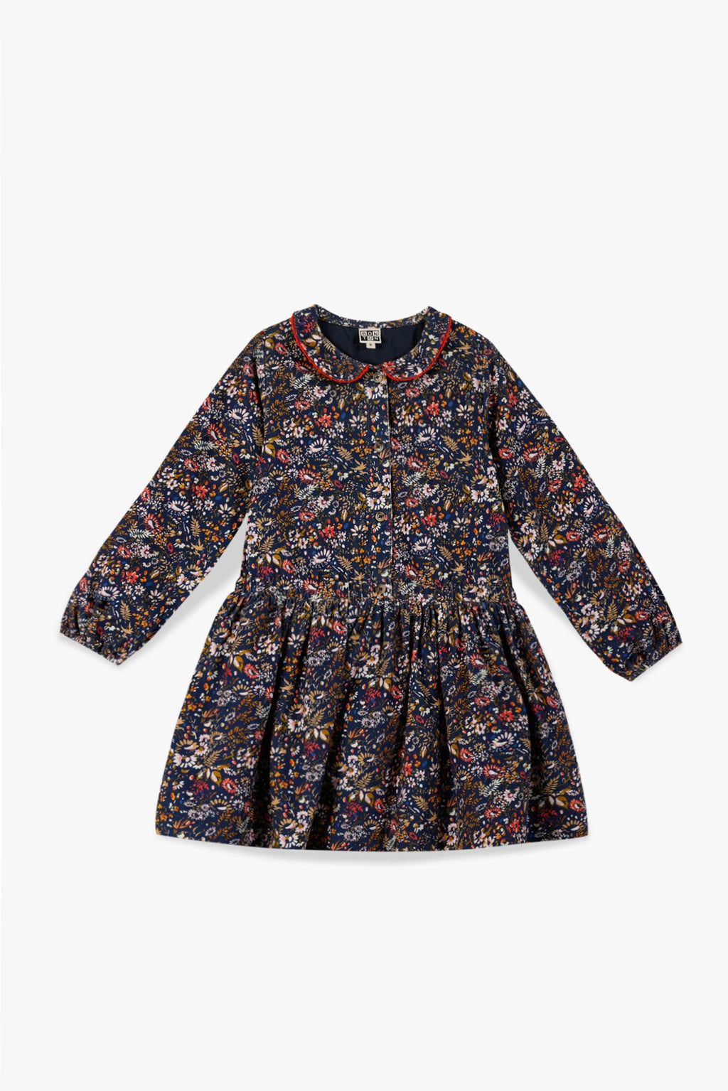 Robe - Frida Fleuri En Velour