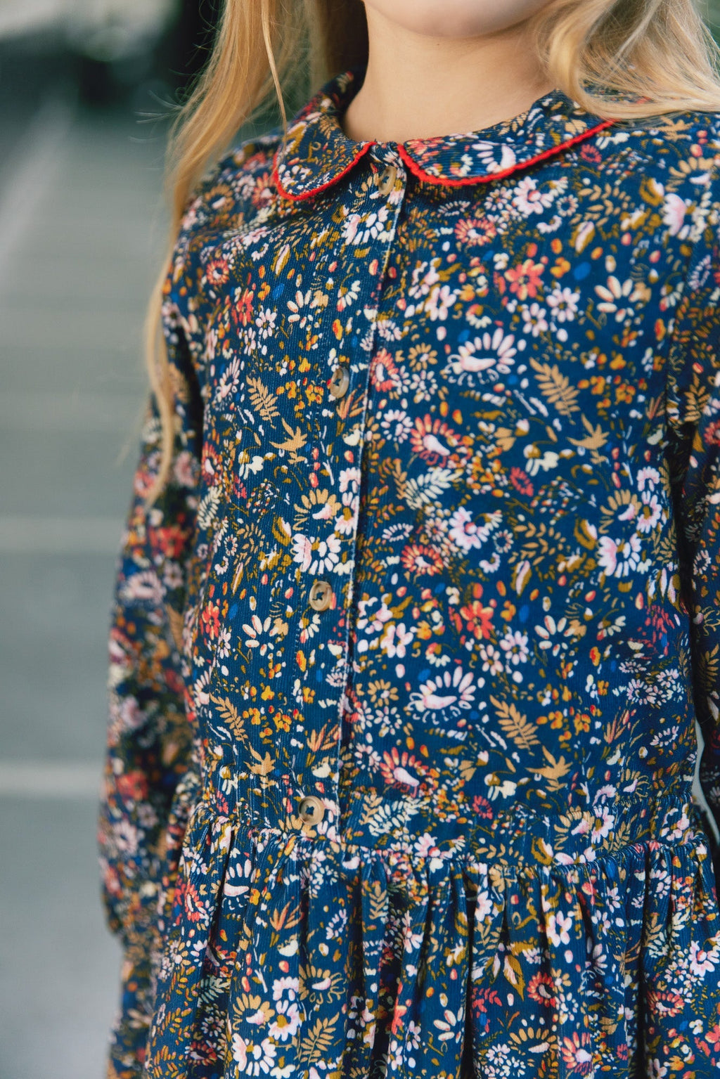 Robe - Frida Fleuri En Velour