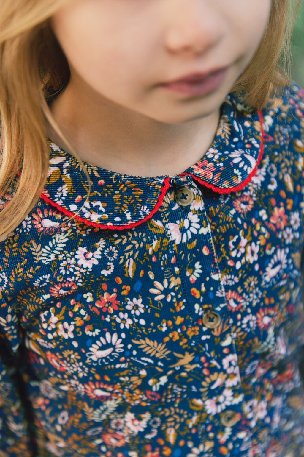 Robe - Frida Fleuri En Velour