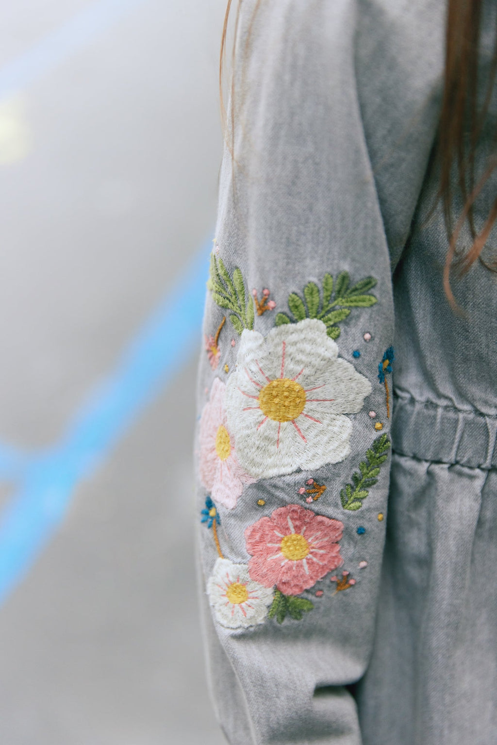 Robe - Jida Chambray Gris