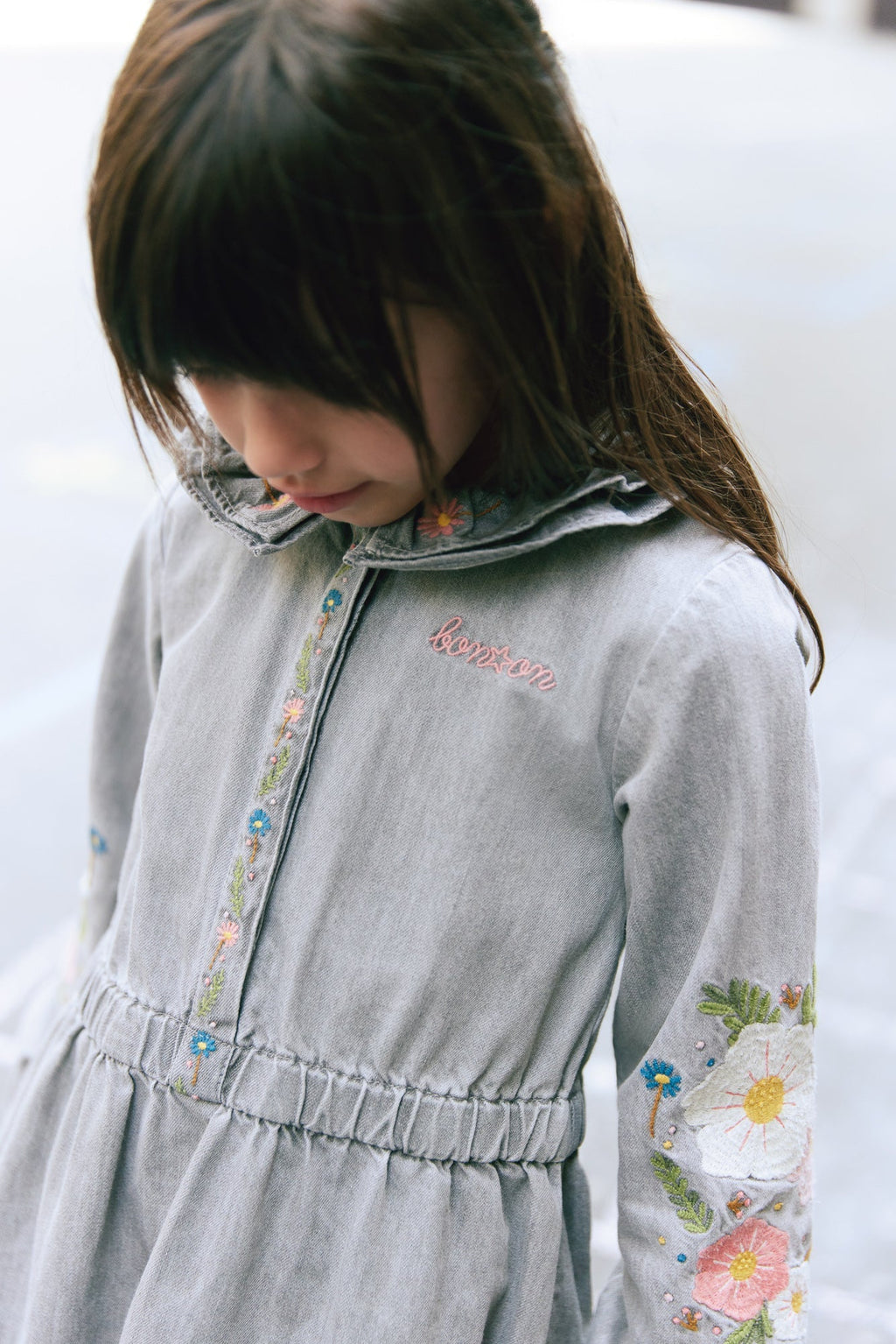 Robe - Jida Chambray Gris
