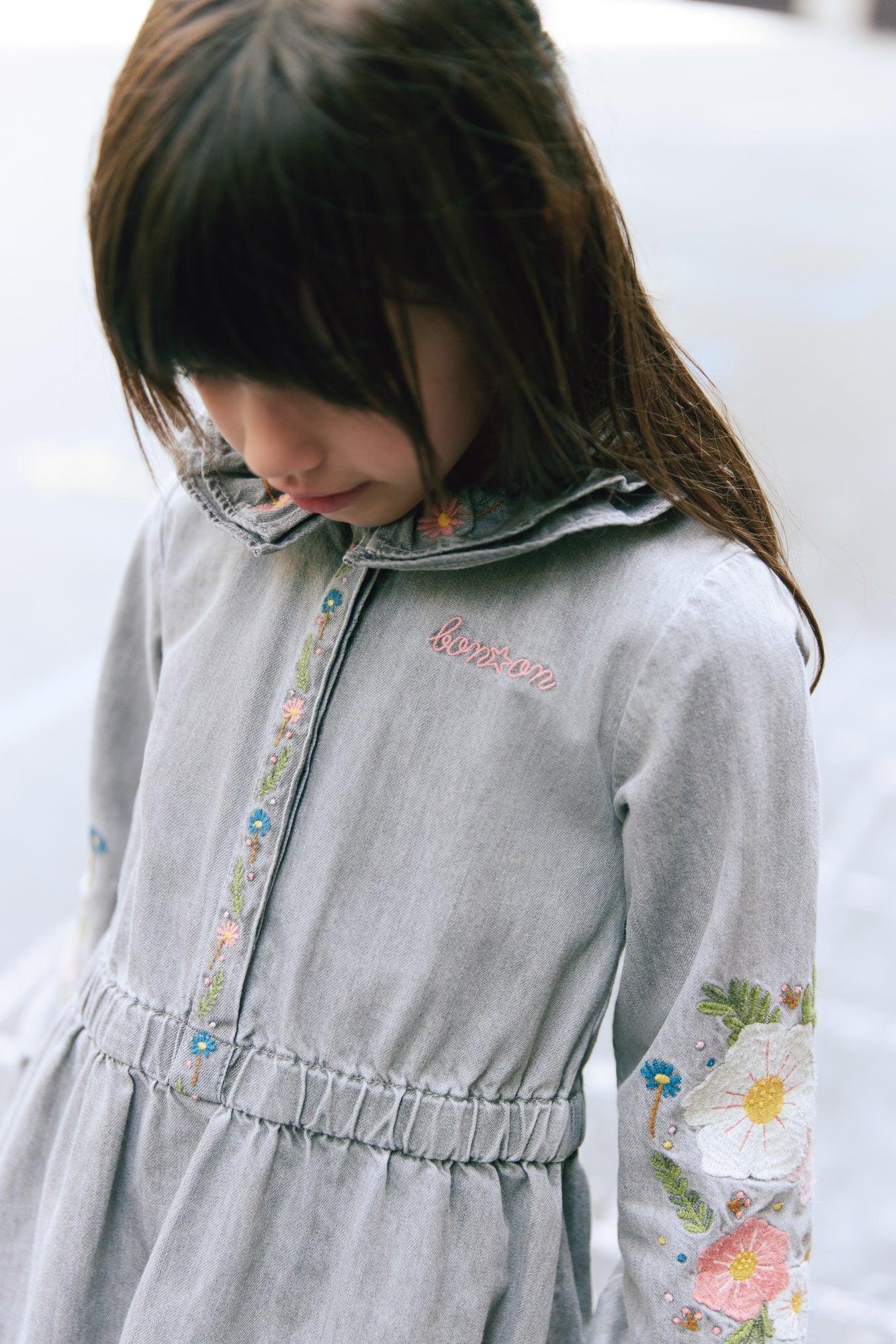 Robe - Jida Chambray Gris