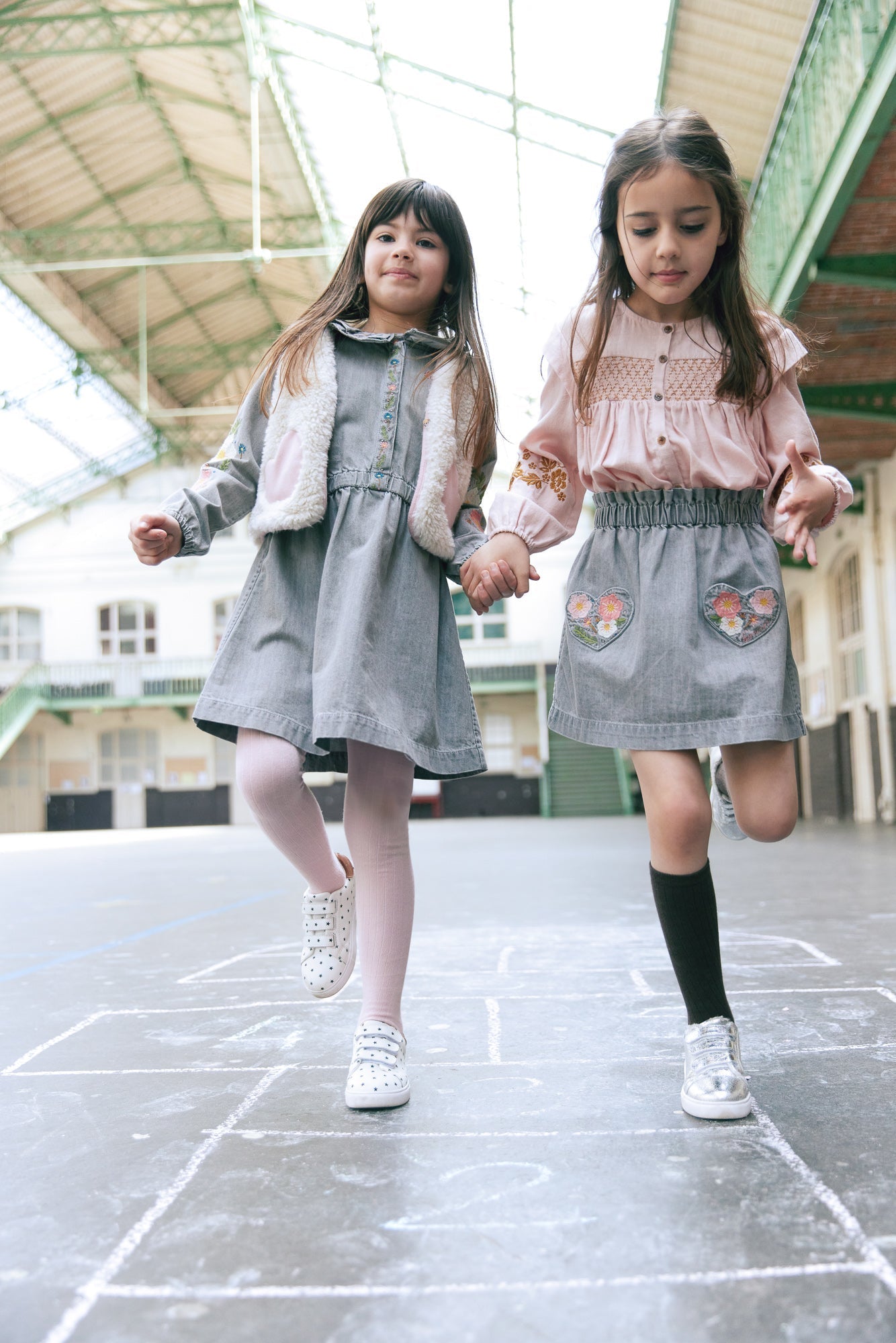 Robe - Jida Chambray Gris
