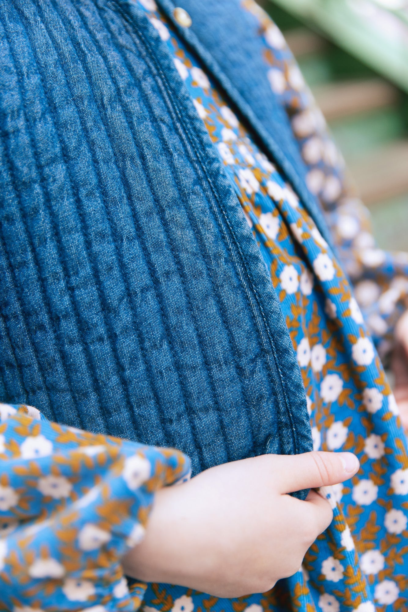 Robe - Jona Imprimé Fleuri Bleu
