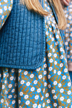 Robe - Jona Imprimé Fleuri Bleu