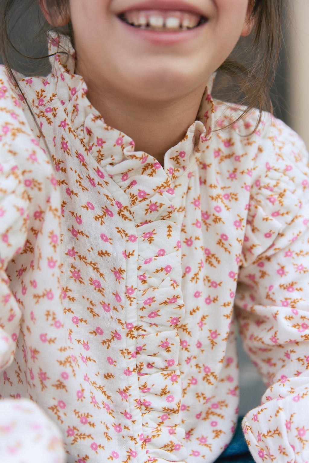 Blouse - Dory Imprimé Fleuri Rose